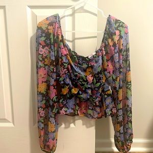 Floral blouse